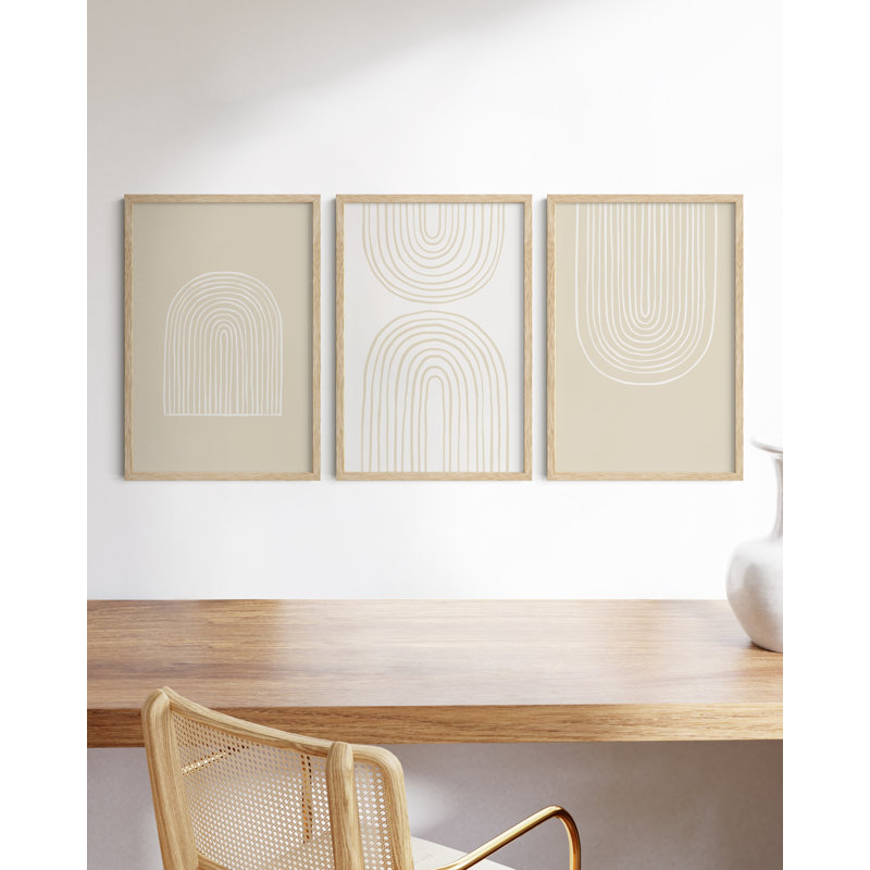 Cadre photo en bois, 16 po x 24 po, Beige