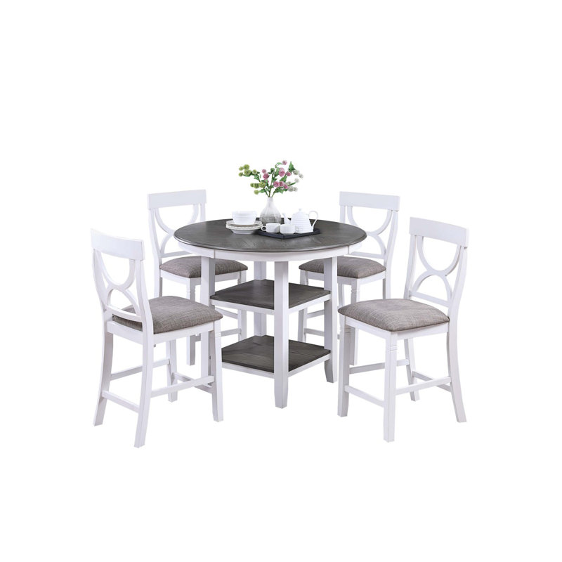 5-Pcs Counter Height Dining Set