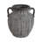 Stoneware Dolomite Vase with Ribbed Texture and Dual Side Handles for Casual Home Decor Transitional Style Accent with Sculptural Design and Durable Craftsmanship for Indoor Display Versatility-514467340-514467824