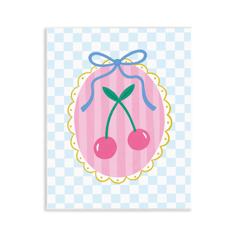  «Sweet Cherries on Chequered» par Nina Seven