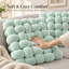 Ensemble de 2 coussins décoratifs de luxe noués à la main, coussins moelleux et épais à nœuds pour canapé, lit et décoration intérieure-112450028