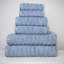 Modern Threads Spa Collection 6-Piece Ultra Soft Quick-Dry 550GSM 100% Combed Cotton Wavy Towel Set-27043339