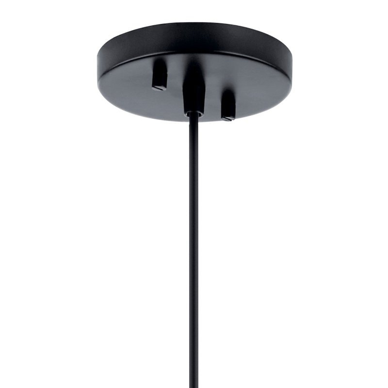 Luminaire suspendu sphère noire 1 lumière Myren