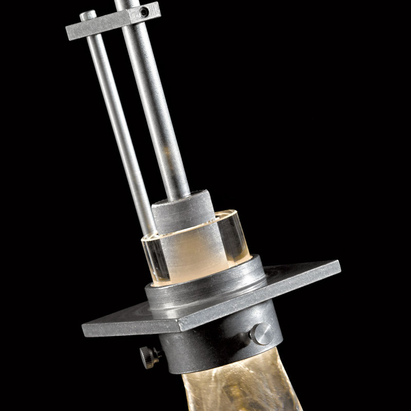 Erlenmeyer 1 - Light Single Bell Pendant, 12" H x 4" W x 4" D, Sterling