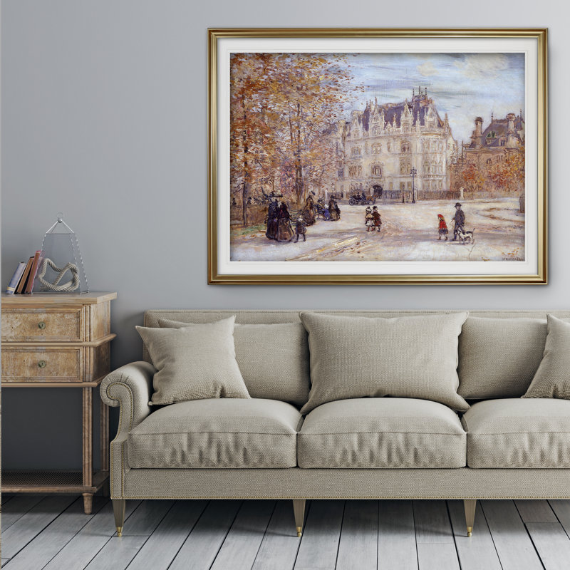 «The Fletcher Mansion», impression, Argent, H 31 po x l 43 po x P 1,5 po