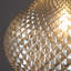 Alfhild 1 - Light Brass Teardrop Pendant