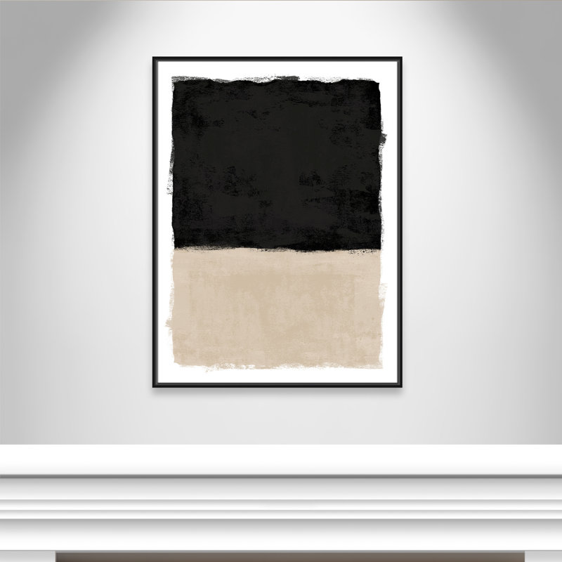 «Moonlight I Print» par Natalie Carpentieri, 31.5' W x 41.5' H, Cadre flottant noir