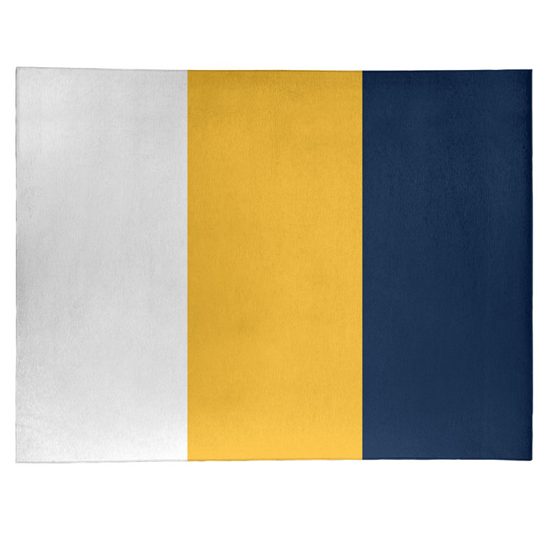Tapis dorée rayures or national hockey, Rectangle 9 pi x 12 pi