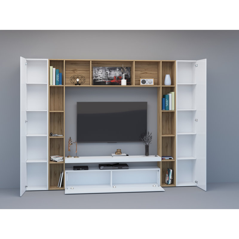 Entertainment Center for TVs up to 65", White Glossy