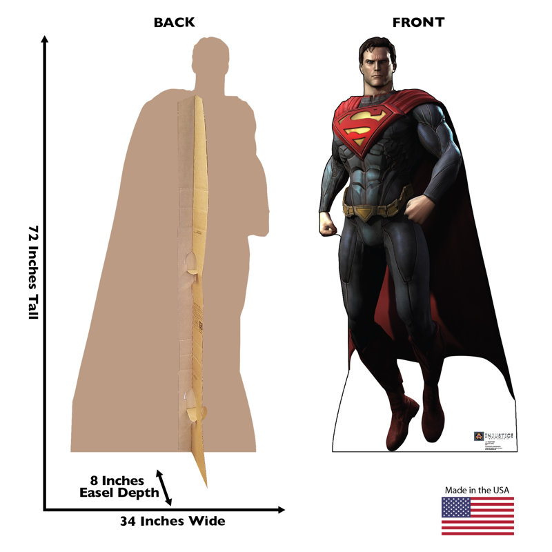 72'' Superheroes & Villains Cardboard Standup