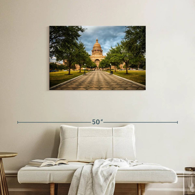 Ravi Texas State Capitol, 24" H x 36" W