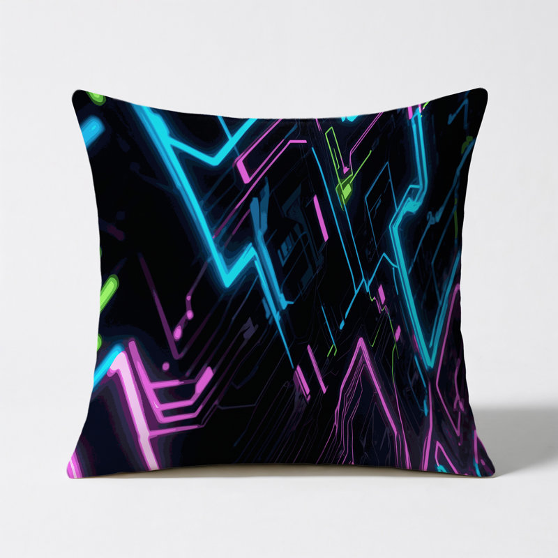 Glowstream Indoor And Outdoor Throw Pillow, Square 18"