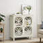 Console 31,5 "avec 2 portes et 2 tablettes réglables pour le couloir, le salon, le vestibule et l'espace