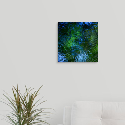 « monets pool i », reproduction d’impression sur toile