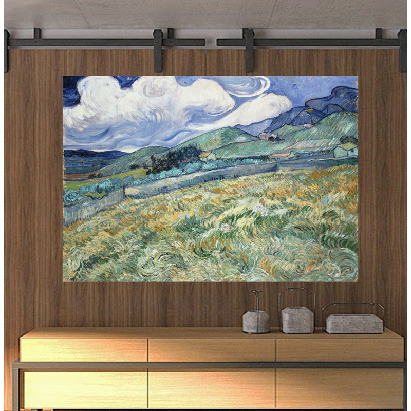 Mountains by Vincent Van Gogh - Wrapped Canvas Print, 85cm H x 114cm W
