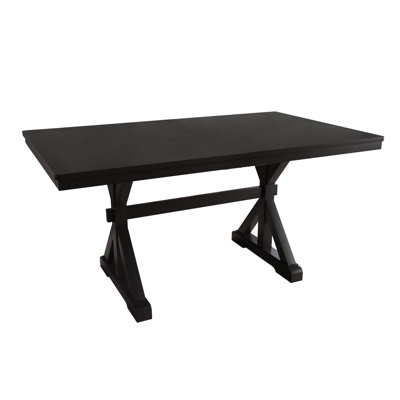 59'' L DINING TABLE IN BLACK