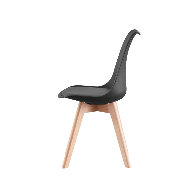 Thomasin Upholstered Dining Chair, Black, 1