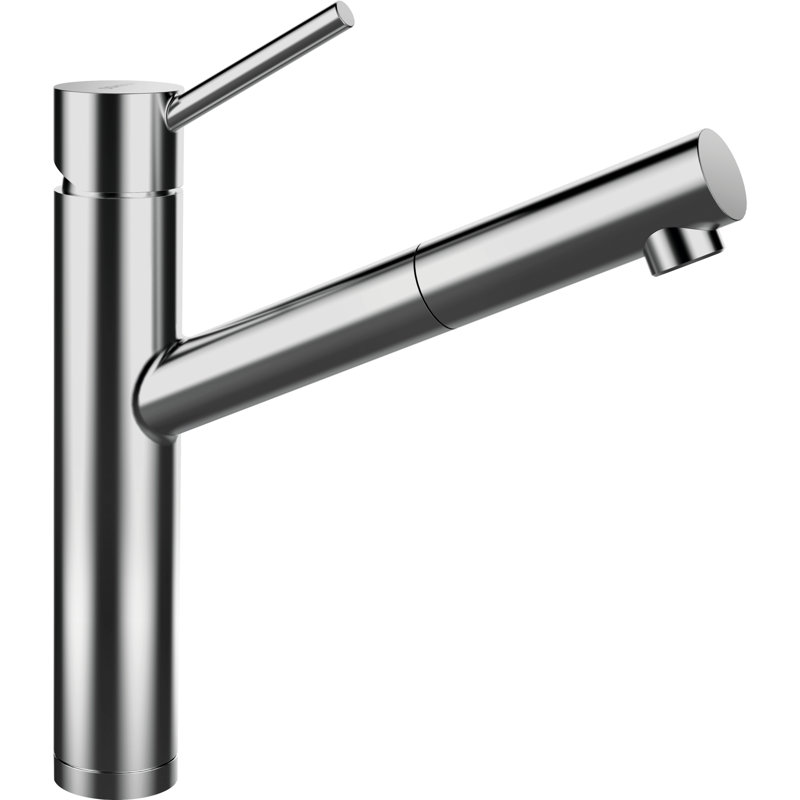 Schock Single Lever Monobloc Tap, Solid stainless steel