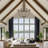 8-Light Dimmable Modern Cage Bowl Chandelier