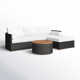 Almita 2 Piece Sectional Seating Group with Cushions