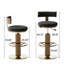 Hector - Ensemble de 2 tabourets de bar pivotants en velours-114728164