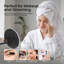 Miroir de maquillage circulaire grossissant 5x-93465432