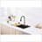 Nano 304 Stainless Steel Flying Rain Waterfall Single Bowl Sink, Large Single Slot Kitchen Vegetable Washing Basin, Household Thick Dish Washing Basin, Vegetable Washing Basin