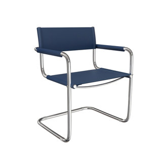 22.95'' W  Reception Chair With Stainless Steel Frame