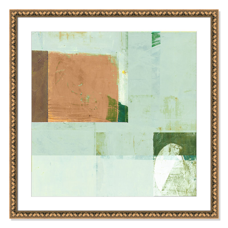 Playground Fun II by Cartissi, 33" H x 33" W x 1.13" D, Gold Bead Framed