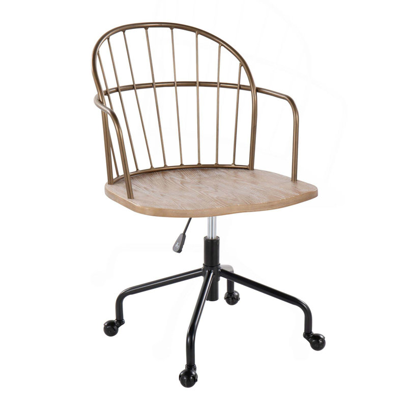 Chaise de bureau Farmhouse, Beige