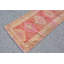 Tapis turcs, tapis de couloir 2,5 po x 12,7 pi, tapis rétro, tapis en laine rose, tapis de cuisine