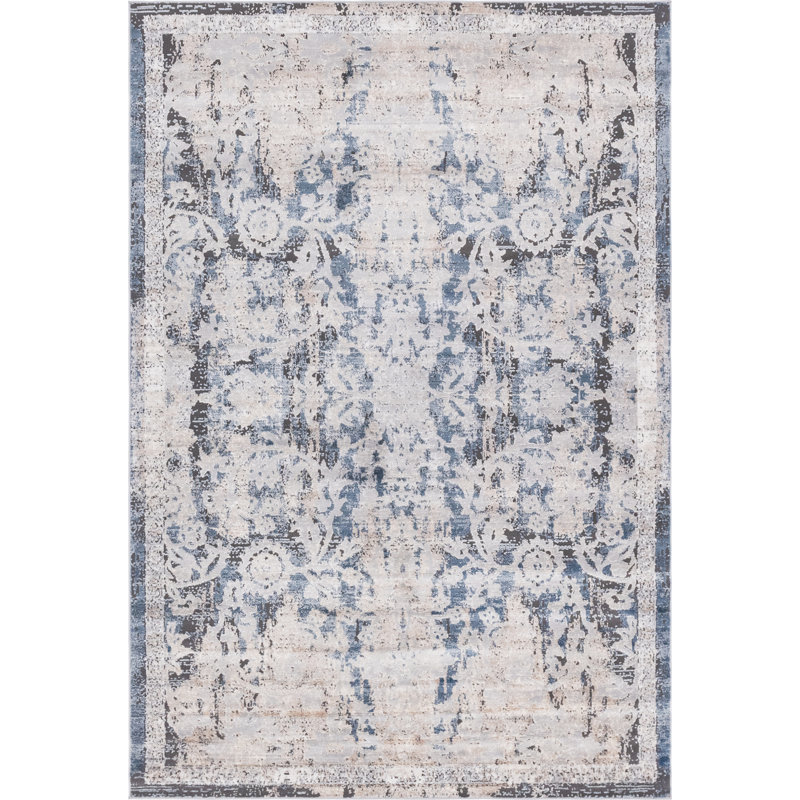 Thornbridge Floral Indoor Rug, Rectangle 6'1" x 9'
