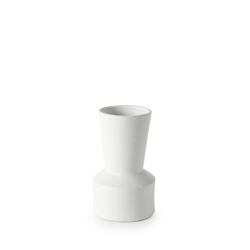 Cancio Ceramic / Porcelain Table Vase, White