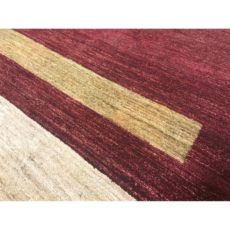 Hand-Knotted High-Quality Red Area Rug