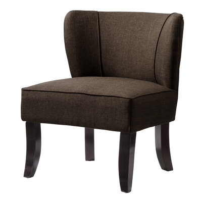 Leslie Upholstered Fabric Slipper Chair