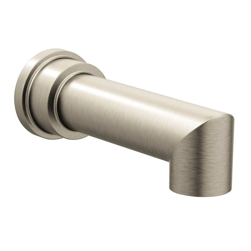 Arris Handle Wall Mounted Tub Spout Trim, Brushed Nickel