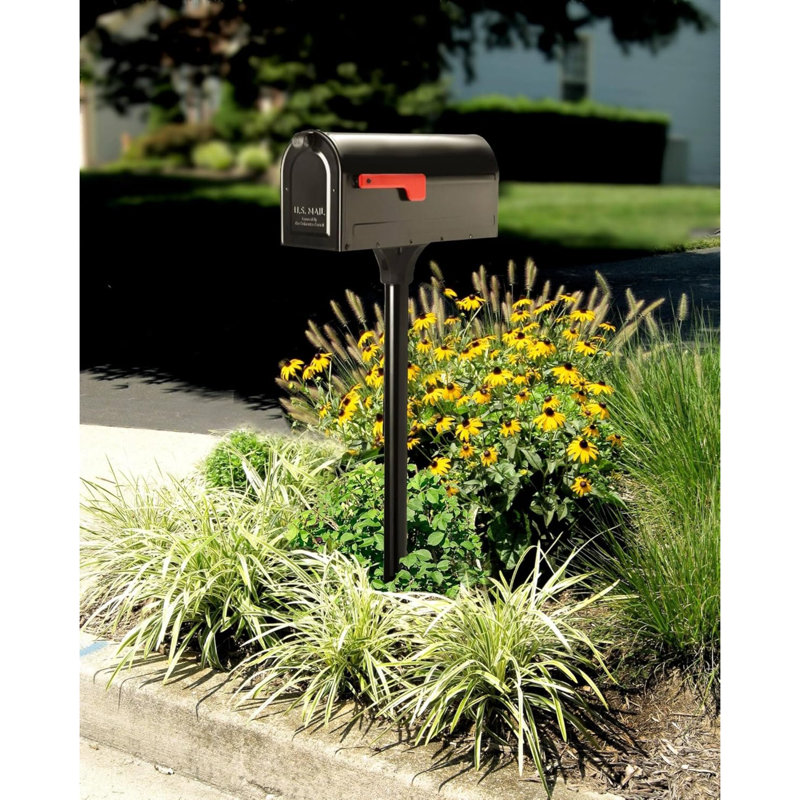 7600B-10 MB1 Mailbox, Medium, Black