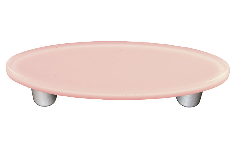 Poignée barre 3 po Solids, Aluminium, Pétale rose