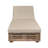Aerilyn Outdoor Eucalyptus Wood Chaise Lounge , Cushion Included-93692939