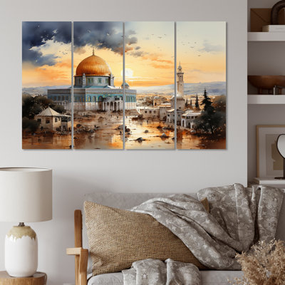 «Dome Of Faith I» sur toile, ensemble de 4 pièces