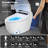 Smart Toilet With Heated Seat And Night Light,Auto Open Close Lid/Seat,ADA