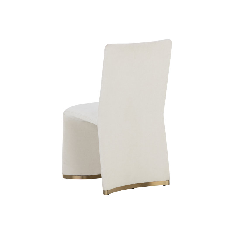 Iluka Upholstered Dining Chair, Cream