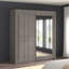 Wyona 2 Door Manufactured Wood Wardrobe-40079916-40079917