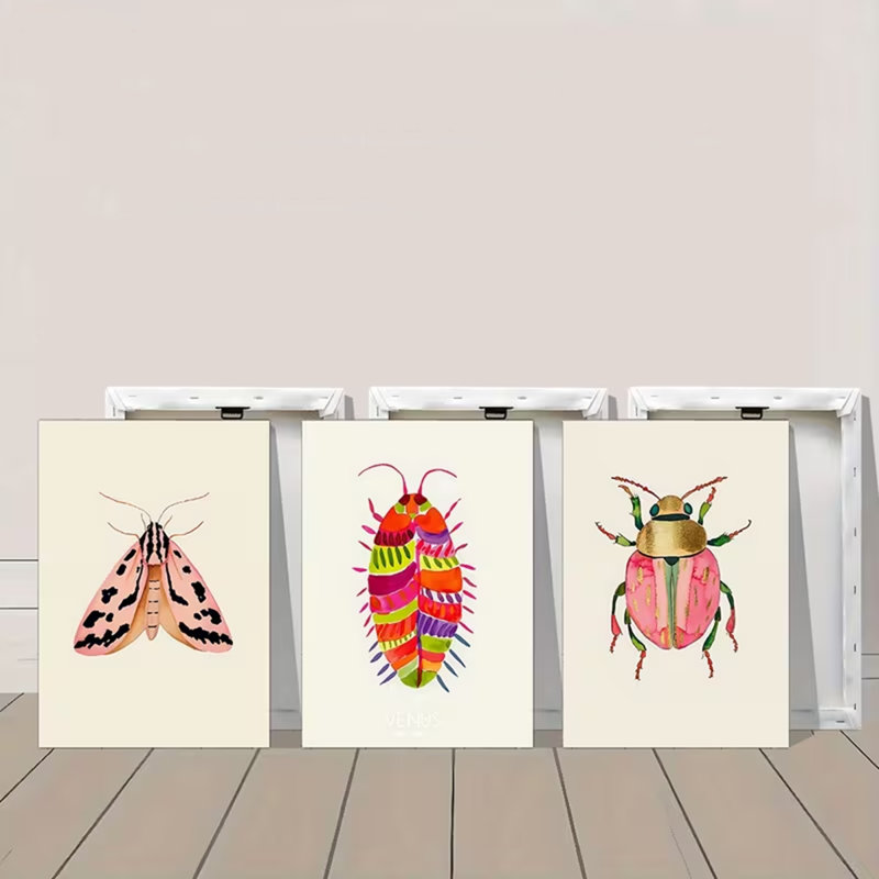 3 Piece Wrapped Canvas Print, 30 cm H x 60 cm W