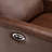 Genuine Leather Match Power Reclining U-Shaped Sectional Sofa With Console, Cup Holders & USB Ports-1647961464