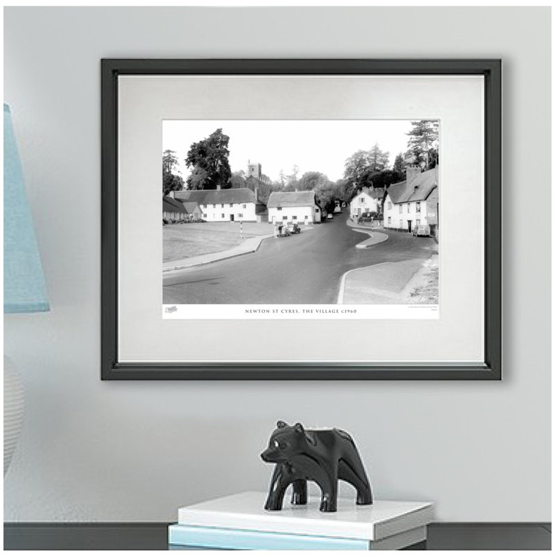 Newton St Cyres, The Village C1960 by Francis Frith - Single Picture Frame Print, 28cm H x 36cm W x 2.3cm D