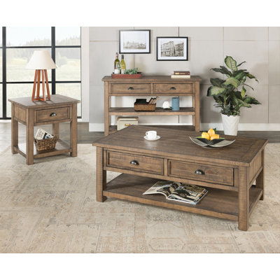 Holliman Solid Wood Single Coffee Table