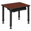Bureau d'école rectangulaire réglable en hauteur avec rangement pour livres 18,5 x 26 po Regency-41188208