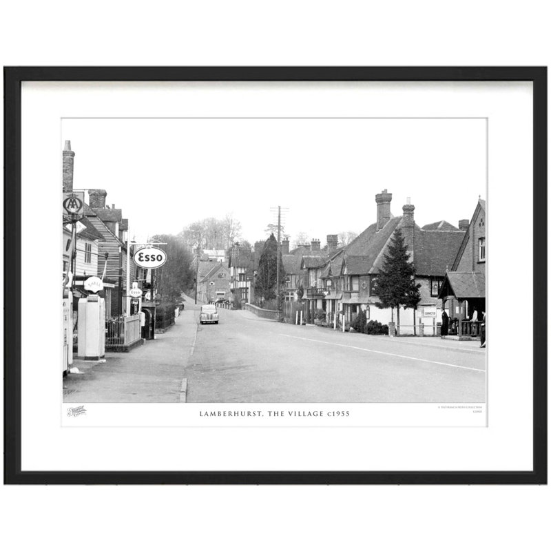 Lamberhurst, The Village C1955 by Francis Frith - Single Picture Frame Print, 40cm H x 50cm W x 2.3cm D