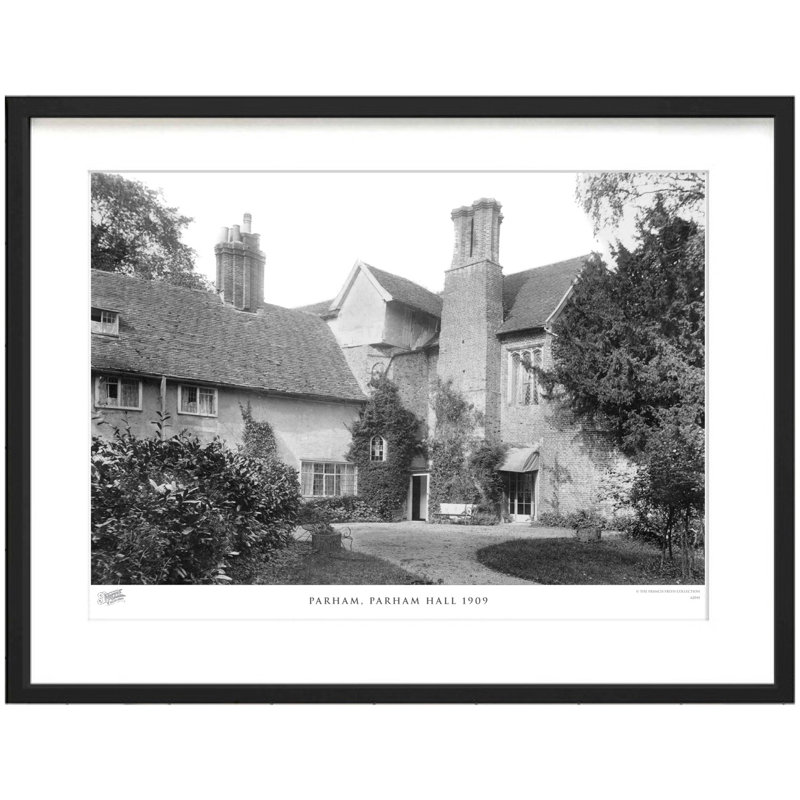 Parham, Parham Hall 1909 by Francis Frith - Single Picture Frame Print, 60cm H x 80cm W  x 2.3cm D